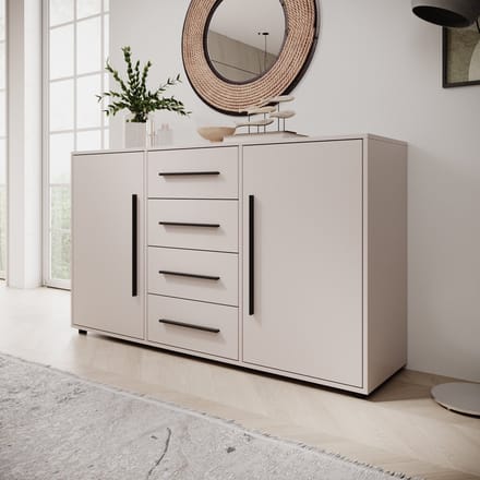 Meubella - Montalo - Dressoir - Beige - 150x40x87 cm