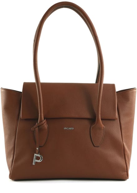 PICARD shopper schoudertas Busy Lady Shopper Cognac bruine