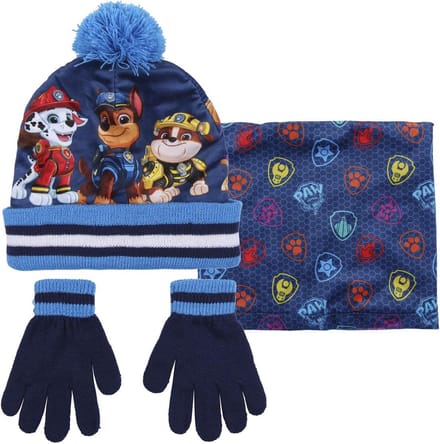 Nickelodeon Winterset Paw Patrol Junior Acryl Blauw 4-delig One-size