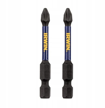 IRWIN PH2 Schroefbit 57mm Impact PRO, 2 st