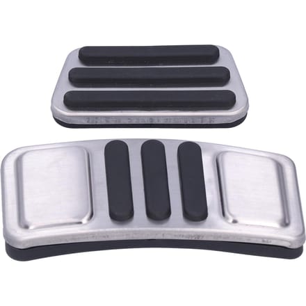 2 stuks Gaspedaal Cover Rempedaal Pad Antislip Geschikt voor Ford Mustang 20152019 gray