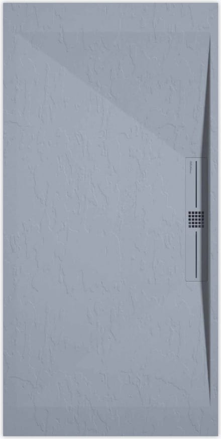 Sanifun douchebak Stone Side Gray Slate 1000 x 900 P