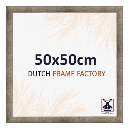 Fotolijst 50x50 cm - MDF - Metaal Vintage - Benno