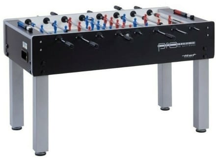 Garlando Voetbaltafel - Zwart - Kickertafel - Voetbaltafel