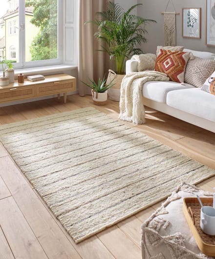 Wollen vloerkleed - Jarl bruin/grijs 200x290
