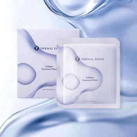 elvis+elvin - [Dermal Elixir]Collagen Treatment Mask Set 25ml x 4 sheets