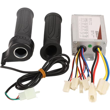 Scooter Controller Gashendel Kit Geborstelde Controller Lange Lijn Gashendel voor Elektrische Fiets black