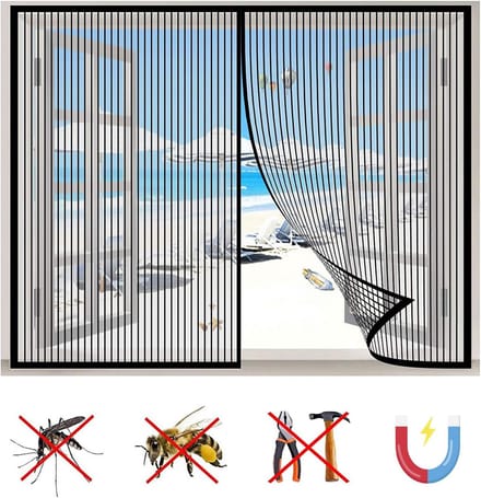 Magnetisch Raamhor voor Insecten - Automatisch Sluitend en Eenvoudig te Monteren
