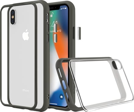 Rhinoshield MOD NX Backcover Hoesje - Geschikt voor Apple iPhone XS Max - Gsm case - Graphite