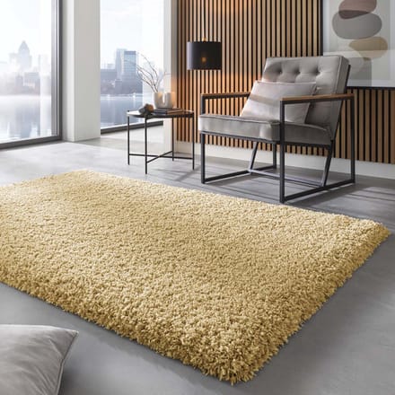 Hoogpolige loper - Shaggy Prime goud 80x230