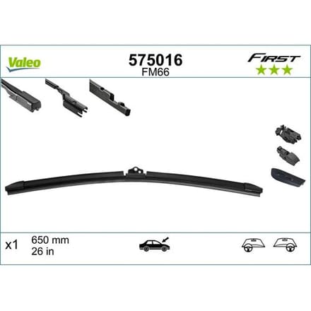 Wisserblad VALEO First Blade 575016 650mm, voor, 1 stuk