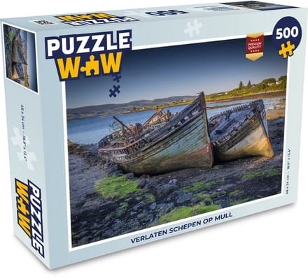 Puzzel Verlaten schepen op Mull - Legpuzzel - Puzzel 500 stukjes