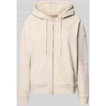 Oversized sweatjack met capuchon