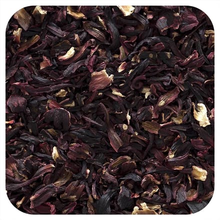 Frontier Co-Op, Organic, Cut & Strained Hibiscus Flowers, 453G (16Oz) black