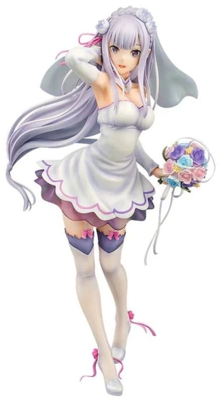 Re:ZERO -Starting Life in Another World- PVC Statue 1/7 Emilia Wedding Ver. 25 cm