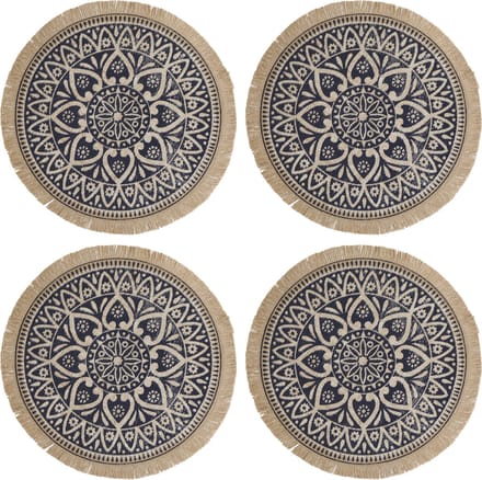 Creative Tops Placemats - Ronde Placemats Set van 4 43 centimeter