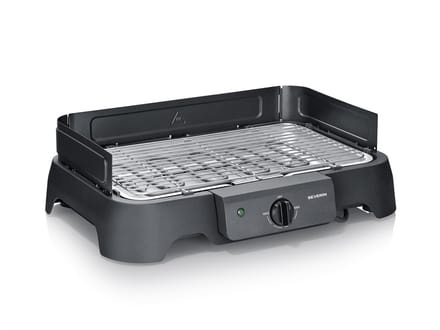 Severin PG 8593 Elektrische BBQ Tafelgrill – 2000 W – RVS Grillrooster – Temperatuurregelaar 35-200°C