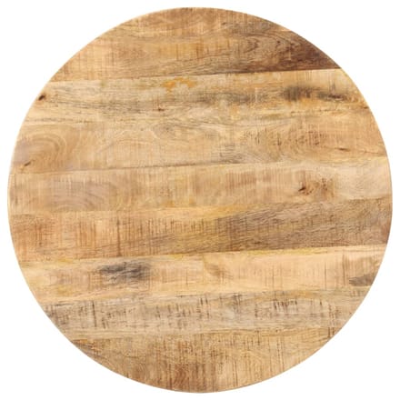 vidaXL - Bistrotafel - rond - Ø70x75 - cm - ruw - mangohout
