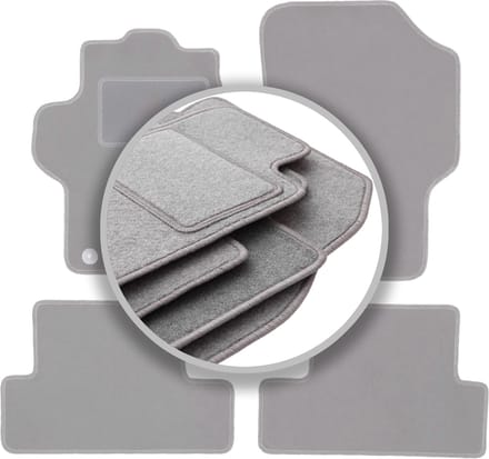 Grijze automatten voor: Peugeot 1007 minivan (2004-2009)
