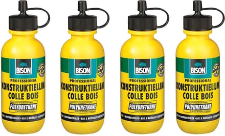 Bison® Konstruktielijm 75gr d4 - 4 stuks KD-set