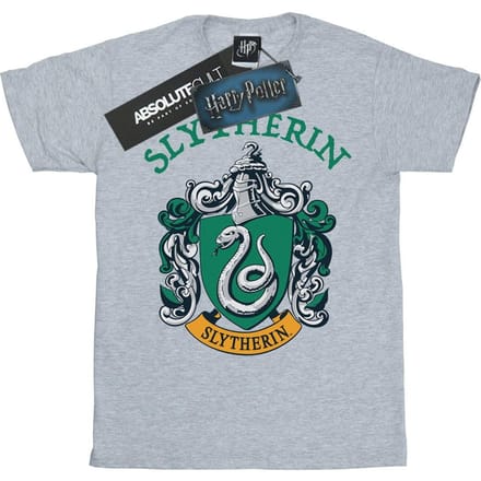 Harry Potter Jongens Slytherin T-shirt (Sportgrijs)