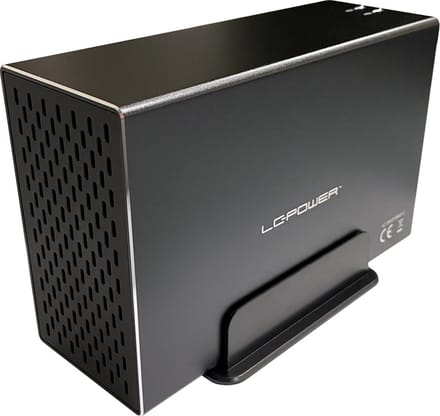 LC-POWER® LC-35U3-RAID-2 Externe Behuizing 3.5 inch - Geschikt voor 2x SATA HDDs - Zwart