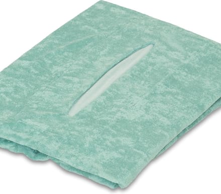 Hoeslaken massagetafel Groen - Met uitsparing | MediPreventie