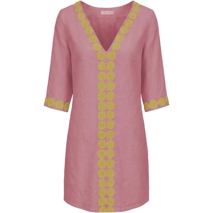 Korte linnen jurk voor vrouwen Haris Cotton