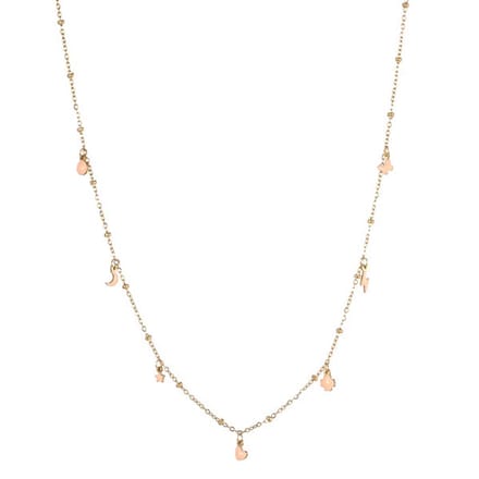 Go Dutch Label Collier bedels Blush goud N2297-1