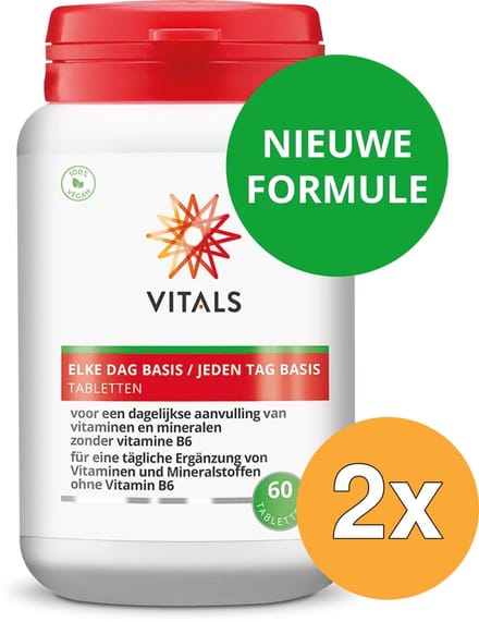 2x Vitals Elke Dag Basis (60 tabletten)