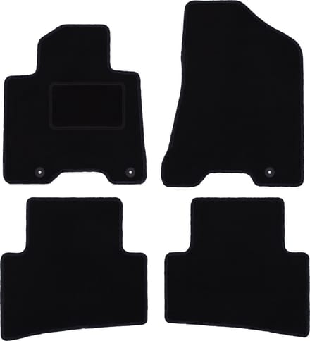 Zwarte veloursmatten voor: Hyundai Tucson III SUV (2015-)