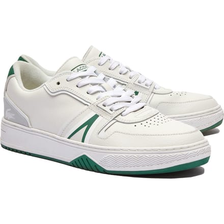 Lacoste L001 - maat 43 - Mannen Sneakers - Wit/Groen