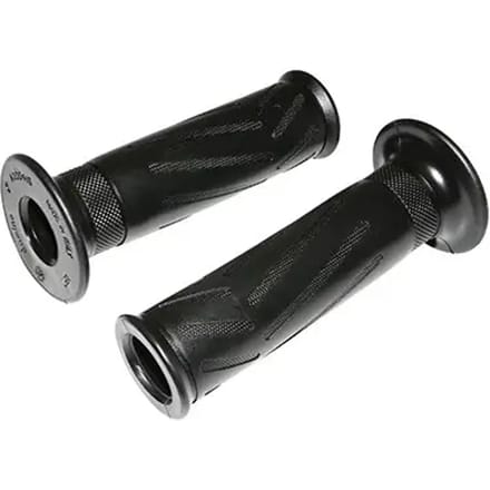 paar zwarte domino handvat open einde scooter type yamaha motorfiets coating