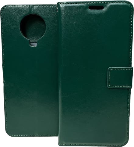 Hoesje Geschikt Voor Nokia G10 / G20 - Bookcase Portemonnee - 3 Pasjesvakken - Magnetische Sluiting en Standfunctie - Groen - Ar202