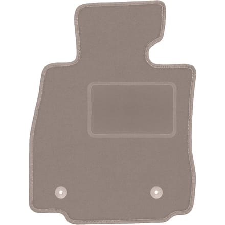 Beige bestuurdersmat voor: Mazda 2 III hatchback (2015-)