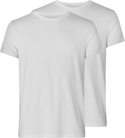 Resteröds Heren onder t-shirts 2 pack Bamboo