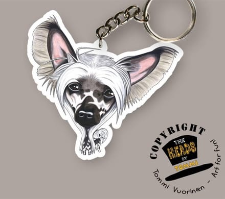 Sleutelhanger Hond Chinese Naakthond