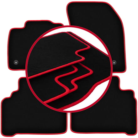 CARLUX-RED automatten voor: Ford Galaxy MK3 minivan (2015-)
