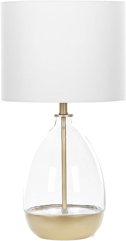 OKARI - Tafellamp - Wit - Glas
