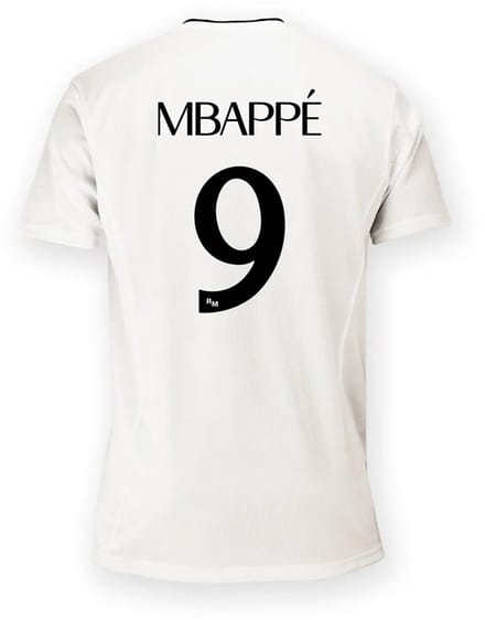 Real Madrid 24/25 Mbappe Thuis T-shirt Met Korte Mouwen Wit M