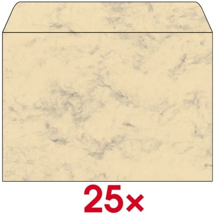 sigelenveloppe, C6, 90 g/qm, gegummeerd, grijs marmer