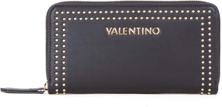 VALENTINO portemonnee Shine Re Zip Around Wallet Nero zwart