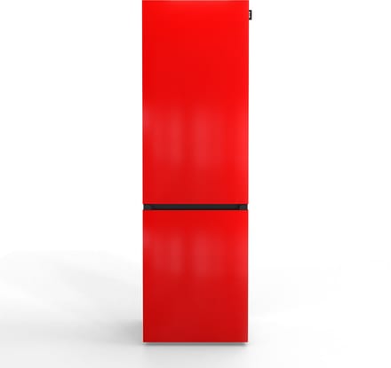 NUNKI LARGECOMBINF-FRED / Koel-vriescombinatie, D Klasse, 253l, Hod Rod Red, Gloss (FRONT only)