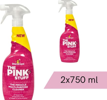 The Pink Stuff - Multi-Purpose Cleaner Spray 2 x 750 ml - Voordeelverpakking