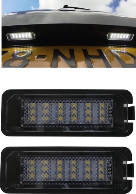 X-Line Canbus LED kenteken unit geschikt voor oa VW Golf 5/6/7/Scirocco