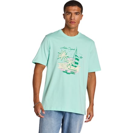 Adidas Graphics T-shirts Heren - Groen - Maat S