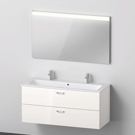 Duravit XBase MöbelSet 123 cm, with mirror, 2 tap holes, without shelf XB006604545