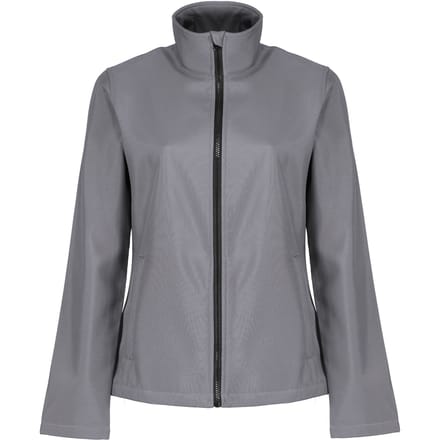 Regatta - Dames Ablaze Printable Softshell Jas (Steengries/Zwart)