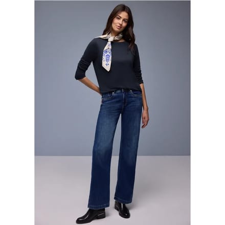 Shirt in effen kleur