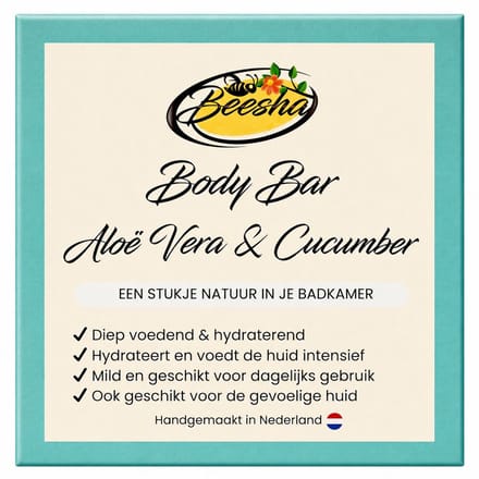 Beesha - Body Bar Aloë Vera & Cucumber